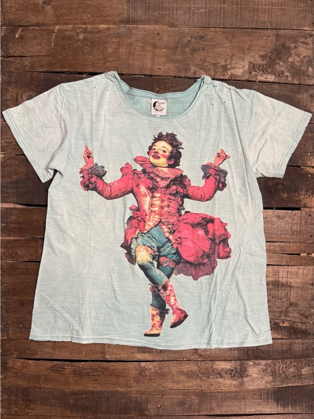 Jaded Gypsy Moon Dane Tee JOKER OF LOVE NWT